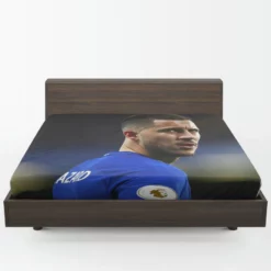 Eden Hazard Premier League Soccer Player Fitted Sheet 1