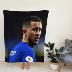 Eden Hazard Premier League Soccer Player Fleece Blanket