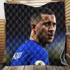 Eden Hazard Premier League Soccer Player Quilt Blanket