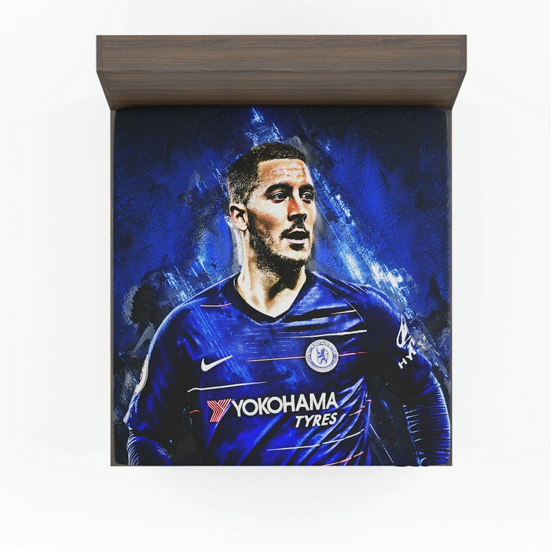 Eden Hazard Sensational Football Fitted Sheet