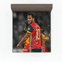 Eden Hazard Top Ranked Football Player Fitted Sheet