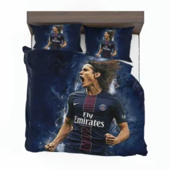 Edinson Cavani Classic PSG Football Player Bedding Set 1