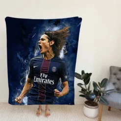 Edinson Cavani Classic PSG Football Player Fleece Blanket