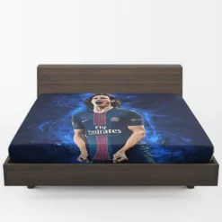 Edinson Cavani Excellent PSG Football Player Fitted Sheet 1