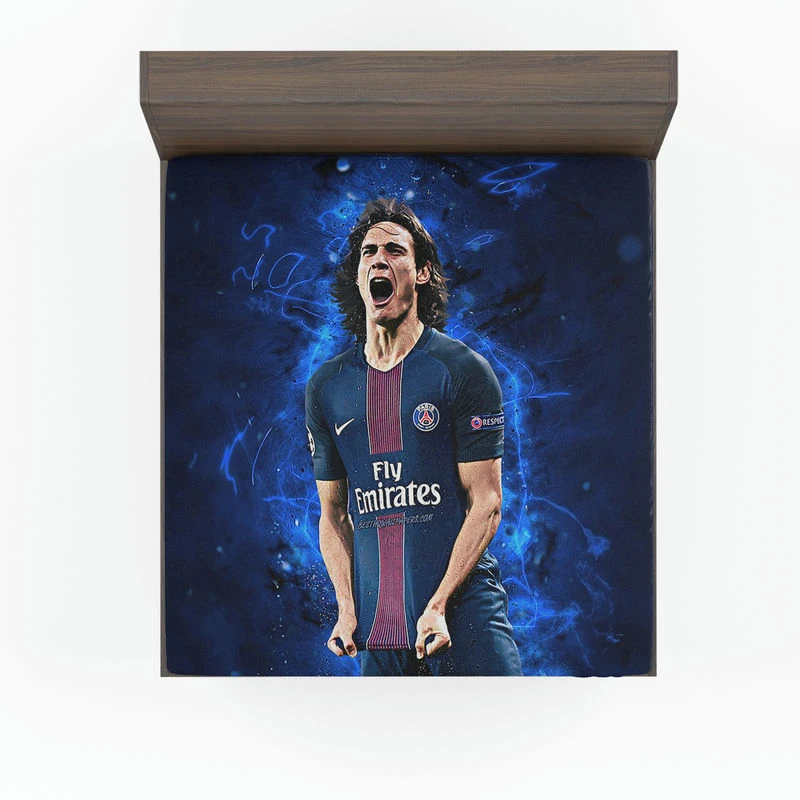 Edinson Cavani Excellent PSG Football Player Fitted Sheet