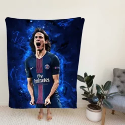 Edinson Cavani Excellent PSG Football Player Fleece Blanket