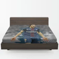 Edinson Cavani Exciting PSG Football Player Fitted Sheet 1