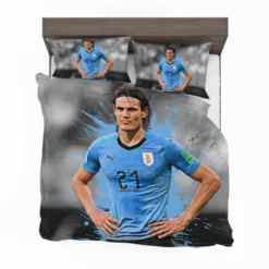 Edinson Cavani Populer Uruguayan Football Player Bedding Set 1