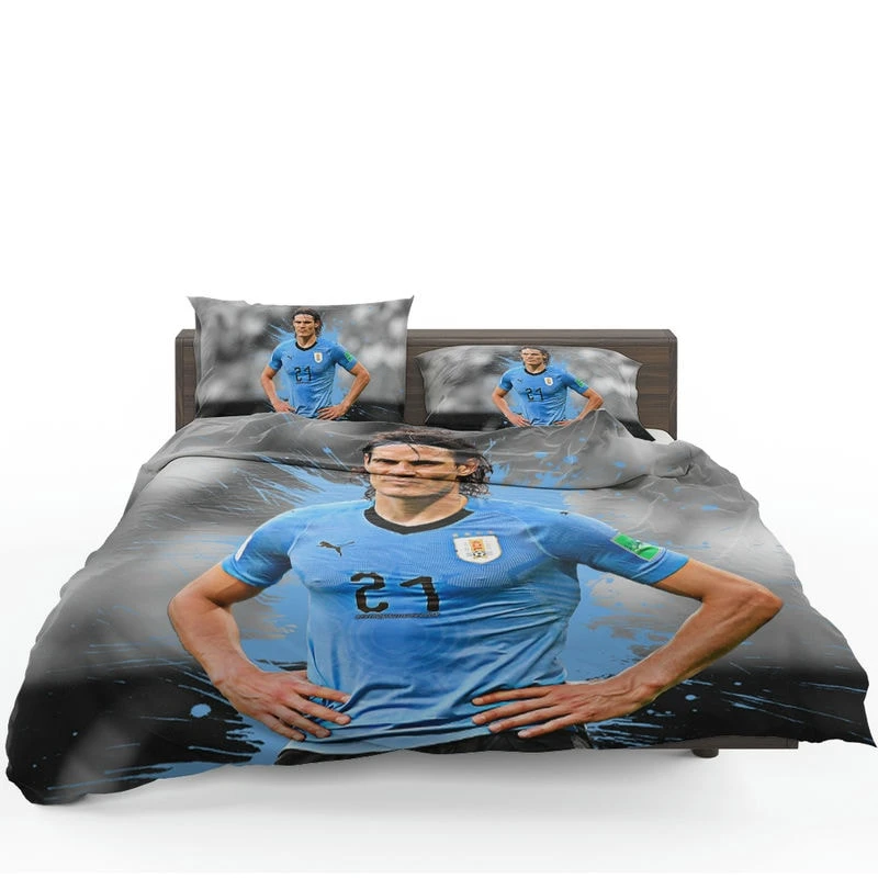 Edinson Cavani Populer Uruguayan Football Player Bedding Set