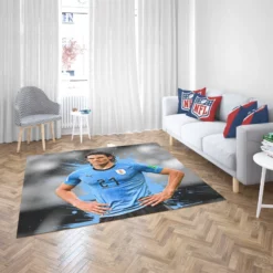 Edinson Cavani Populer Uruguayan Football Player Rug 2