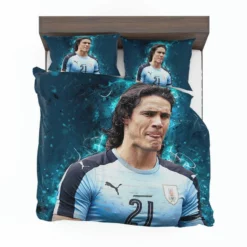 Edinson Cavani Top Ranked Uruguayan Football Player Bedding Set 1