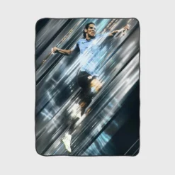 Edinson Cavani Uruguayan Professional Football Player Fleece Blanket 1