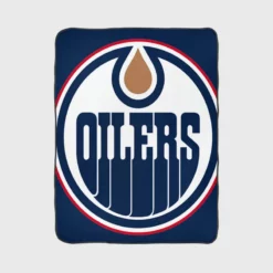 Edmonton Oilers Professional NHL Hockey Team Fleece Blanket 1