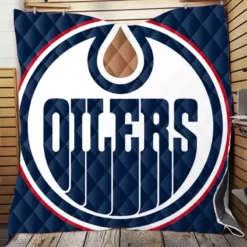 Edmonton Oilers Professional NHL Hockey Team Quilt Blanket