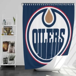 Edmonton Oilers Professional NHL Hockey Team Shower Curtain