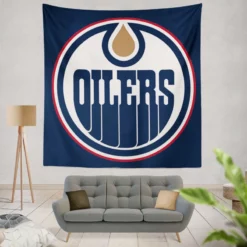 Edmonton Oilers Professional NHL Hockey Team Tapestry