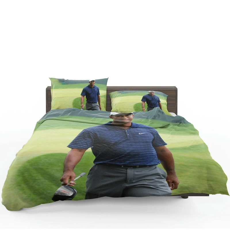 Eldrick Tont Tiger Woods is an American professional golfer Bedding Set