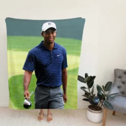 Eldrick Tont Tiger Woods is an American professional golfer Fleece Blanket
