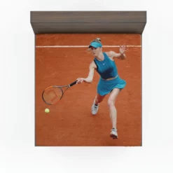 Elina Svitolina Exellelant Tennis Player Fitted Sheet