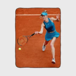 Elina Svitolina Exellelant Tennis Player Fleece Blanket 1