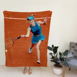 Elina Svitolina Exellelant Tennis Player Fleece Blanket