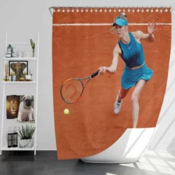 Elina Svitolina Exellelant Tennis Player Shower Curtain
