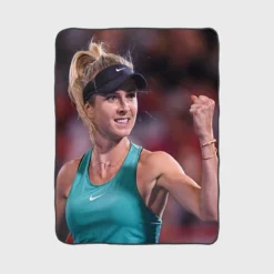 Elina Svitolina Popular Ukrainian Tennis Player Fleece Blanket 1