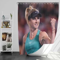 Elina Svitolina Popular Ukrainian Tennis Player Shower Curtain