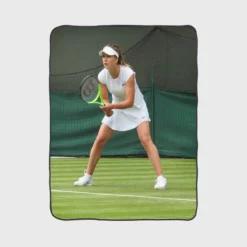 Elina Svitolina Professional Tennis Player Fleece Blanket 1