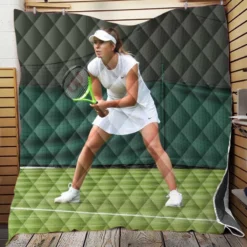 Elina Svitolina Professional Tennis Player Quilt Blanket