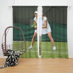 Elina Svitolina Professional Tennis Player Window Curtain