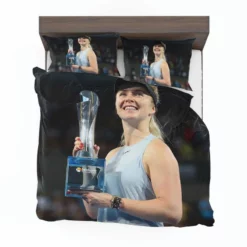 Elina Svitolina Top Ranked Ukrainian Tennis Player Bedding Set 1