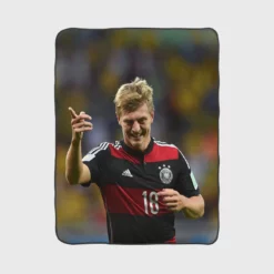 Elite Germany Sports Player Toni Kroos Fleece Blanket 1