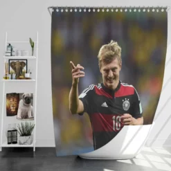 Elite Germany Sports Player Toni Kroos Shower Curtain