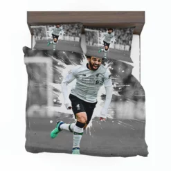 Elite Liverpool Soccer Player Mohamed Salah Bedding Set 1