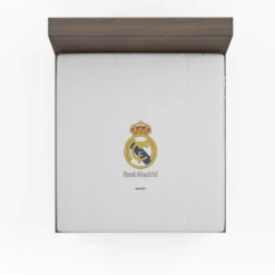 Encouraging Club Real Madrid Logo Fitted Sheet