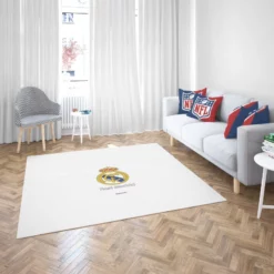 Encouraging Club Real Madrid Logo Rug 2