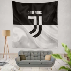 Encouraging Football Club Juventus Logo Tapestry