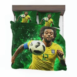 Encouraging Football Player Marcelo Vieira Bedding Set 1