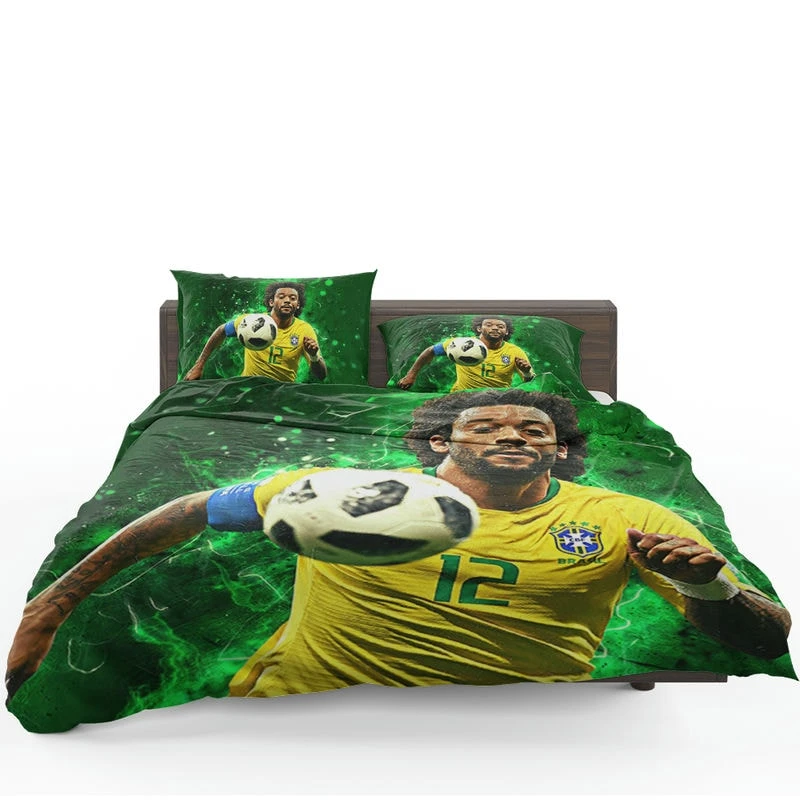 Encouraging Football Player Marcelo Vieira Bedding Set