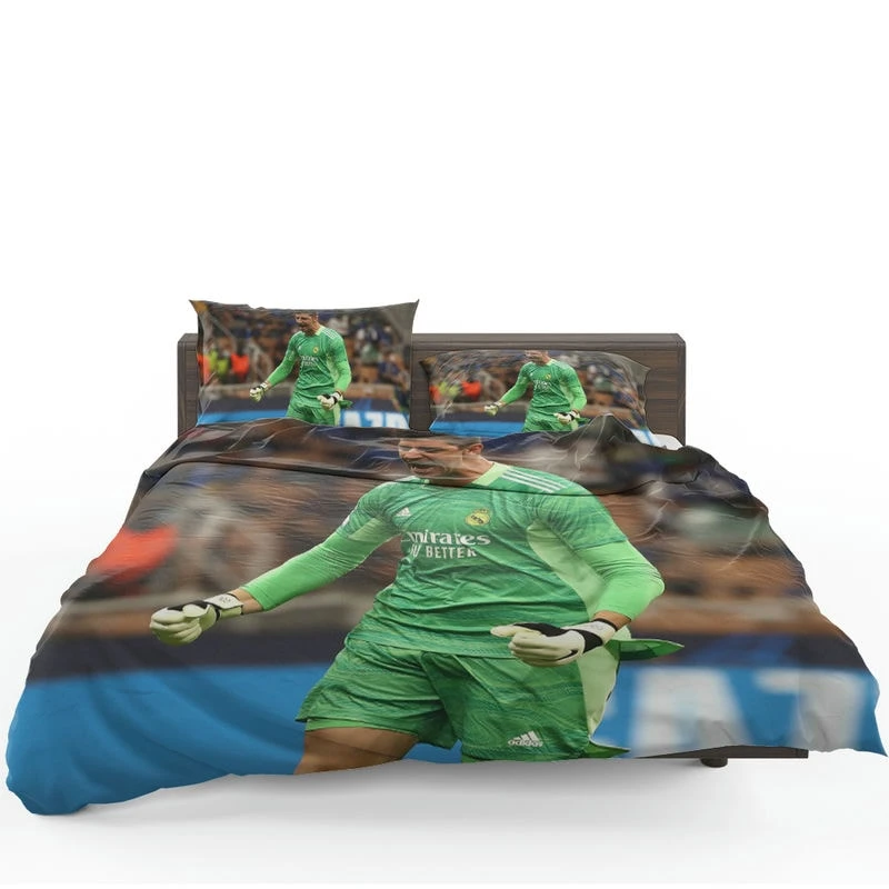 Encouraging Football Thibaut Courtois Bedding Set