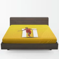 Enduring Liverpool Football Player Mohamed Salah Fitted Sheet 1