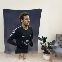 Enduring PSG Football Player Neymar Fleece Blanket