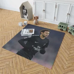 Enduring PSG Football Player Neymar Rug 1