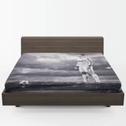 Enduring Real Madrid Cristiano Ronaldo Football Player Fitted Sheet 1