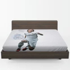 Energeric Croatian Football Player Luka Modric Fitted Sheet 1