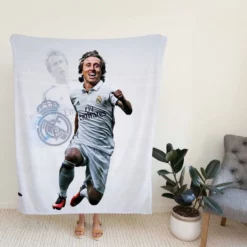 Energeric Croatian Football Player Luka Modric Fleece Blanket