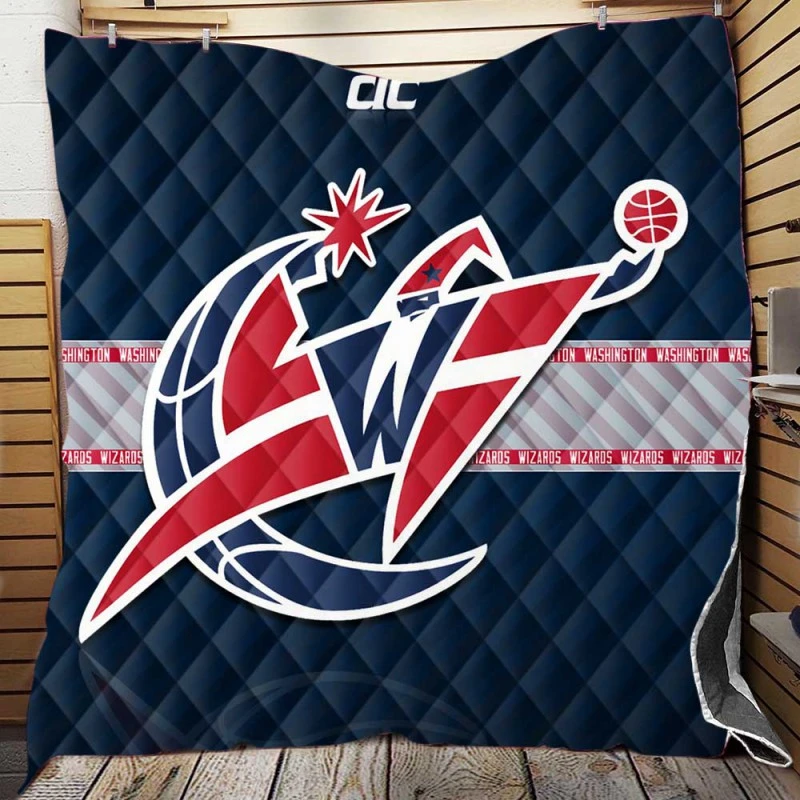 Energetic Basketball Club Washington Wizards Quilt Blanket