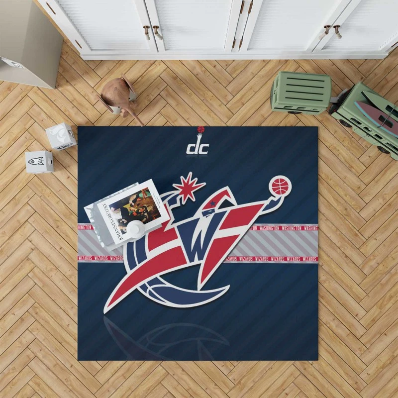 Energetic Basketball Club Washington Wizards Rug