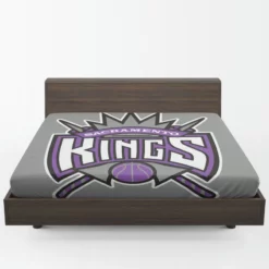 Energetic Basketball Team Sacramento Kings Fitted Sheet 1